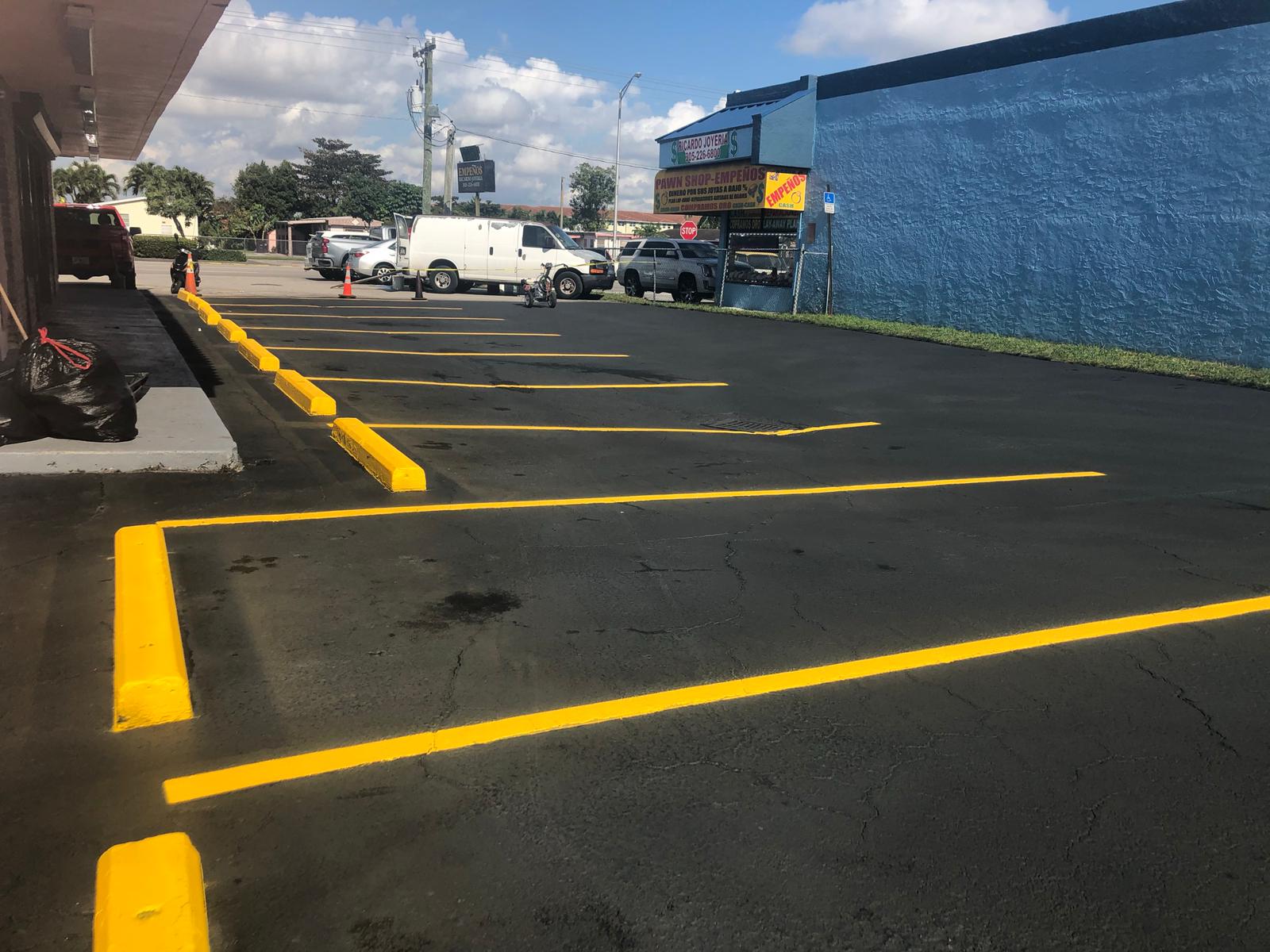 dade asphalt commercial parking lot project