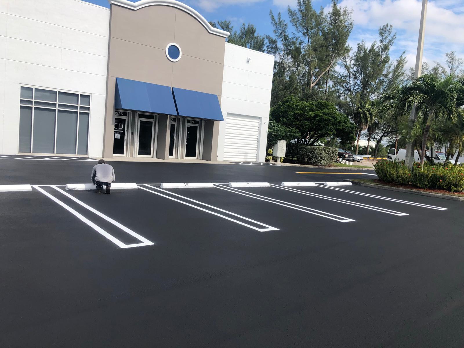 dade asphalt commercial parking lot project